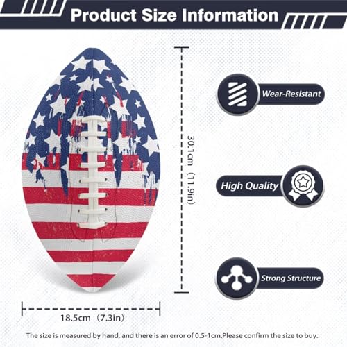 SYtrade 11.9 Inch Football American Football Non-Slip Rugby Football for Recreational Play