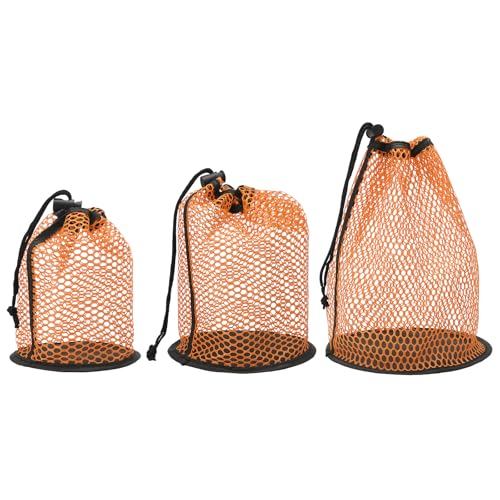 Golf Ball Storage Bag Nylon Mesh Golf Pouch with Adjustable Drawstring Closure for Sports Supplies Tennis