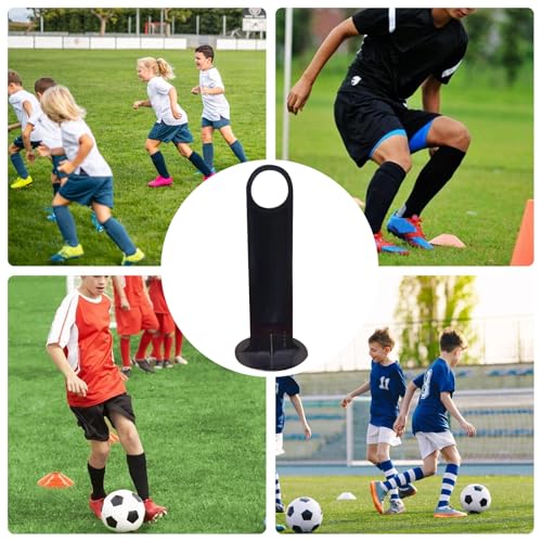 Soccer Disc Rack, Portable Cone Carrier, 35cm Training Marker Holder for Drills, ABS Lightweight Storage Rod, Field Sports Gear with Quick Stack, Agility Practice Rack for Coaching Use