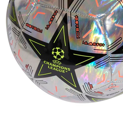 Adidas UEFA Champions League Soccer Ball - color: Multicolor/Black/Platin Metallic/Team Solar Yellow, size: 4