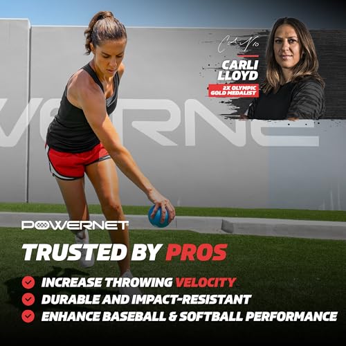 PowerNet Power Plyometrics Weighted Training Ball, Softball & Baseball Training Equipment, Weighted Baseballs to Increase Throwing Velocity - style: 3-Pack Kit