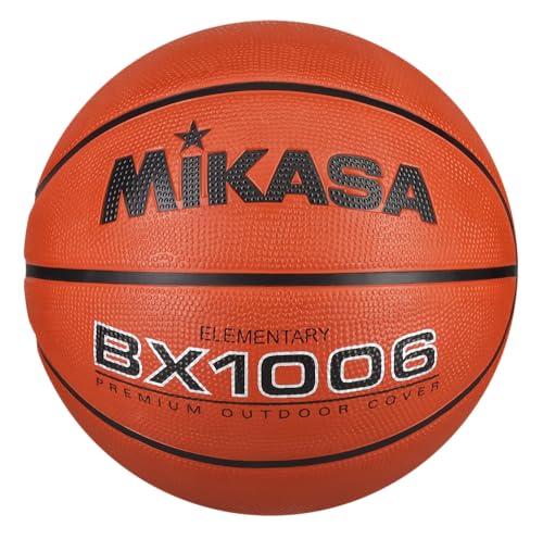 Mikasa BX1000 Premium Rubber Basketball - size: Size 4 - 25.5"