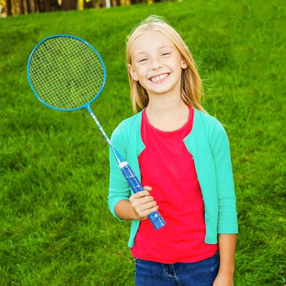 Sports Badminton Racket,1 Pair Professional Lightweight Playing Racquet - Outdoor Recreation Accessories, with Carrying Bag and 3 Badminton Shuttlecocks - color: Blue Gives Away 3 Balls + Ball Bag