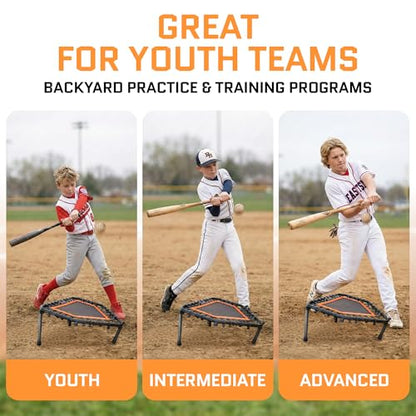 ACELETIQS Volleyball Rebounder Net, Soccer Rebounder, Lacrosse Rebounder, Baseball Rebounder Net | Improve Pitching and Fielding Training, Spiking, Passing and Shooting Skills - color: Baseball Rebounder