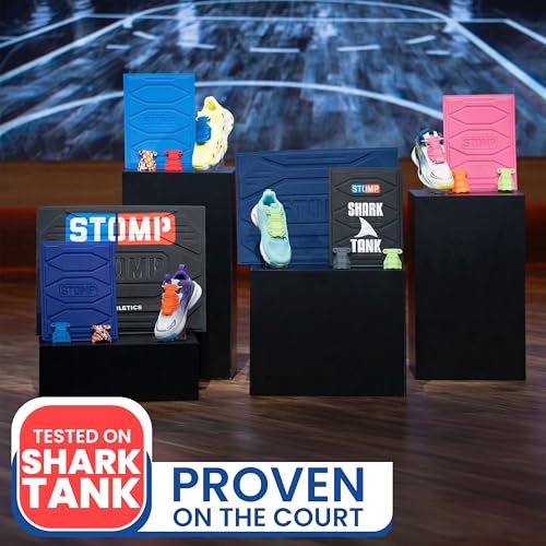 STOMP Athletics: Reusable Mini Traction Mat (As Seen on Shark Tank) for Volleyball & Basketball Shoes - Alternative for Basketball Sticky Mats - Non-Slip Shoe Cleaning Pad - 11"x15" - color: Black