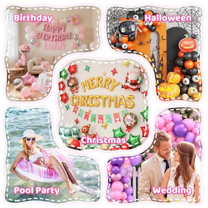 3 in 1 Balloon Pump Electric,Balloon Pump,Electric Air Pump,Quick-Fill Inflator/Deflator Pumps for Party Decoration Balloon, Pool, Floats, Air Mattress Bed, Swimming Ring