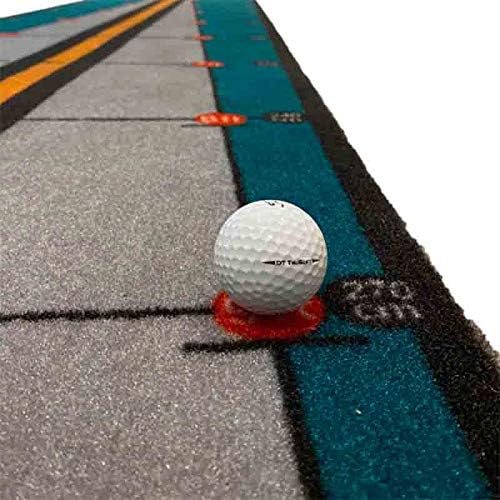 Explanar Golf Putting Mat - 4 Meter (13 Feet) - Indoor Golf Putting Trainer Helping Golfers Improve Putting Visualization, Accuracy and Alignment