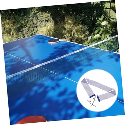 KOMBIUDA Retractable Table Tennis Net with Sturdy Posts Portable Pingpong Net for Training and Competition Suitable for Adults and Easy Transport and Stable Frame