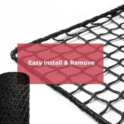 Practice Golf Nets - Ideal for Golf, Hockey, Baseball - Sports Netting, Impact Equipment - Perfect for Backyard Driving, Chipping, Hitting, Pitching Simulators - size: 15x25 Feet, style: Black