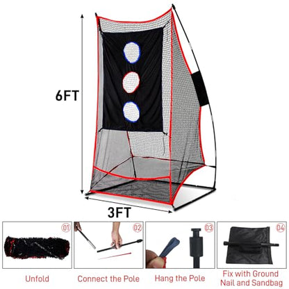 Football Throwing Net Portable: 6x3ft Durable Training Target for Backyard Sports Field Use Ideal for Adults Teens and Coaches