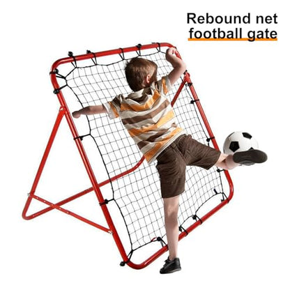 Soccer/Baseball/Volleyball Rebounder Net, 3.3×3.3ft Bounce Back Net Kickback Trainer, Rebound Net Adjustable Practice Target Pitchback Net for Backyard Training Equipment Gift for Kids & Adults