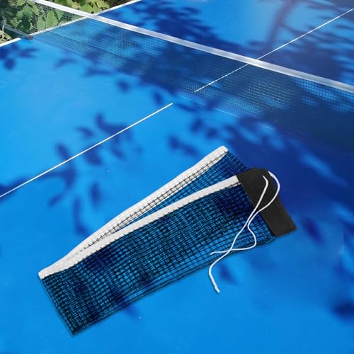 Retractable Table Tennis Net with Dense Polyester-Cotton Mesh for Ball Retention Portable and Foldable Design for Easy Storage Quick Setup Replacement Net for Standard Tables
