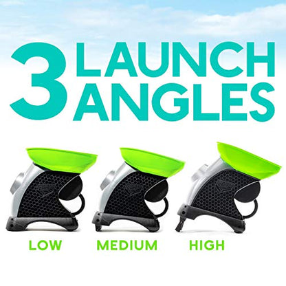 Franklin Pet Supply Ready Set Fetch Automatic Tennis Ball Launcher Dog Toy - Authentic Tennis Ball Thrower - Launchesup to 40' - Interactive Pet Toy - color: Green/Black