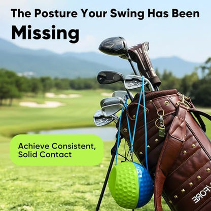 Golf Training Aid Ball for Impact Precision & Consistent Swings, Golf Swing Trainer, Simple and Effective Golf Training Tool, Fix Chicken Wing, Improve Tempo, Backswing & Ball Striking - size: Medium