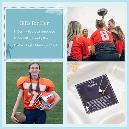 Turandoss World Cup 2026 Competition Ball, Sports Necklace for Women Gold Plated Heart Soccer Football Basketball Gold Pickleball Volleyball Tennis Softball Necklace Gifts for Sports Lovers Fans Teams