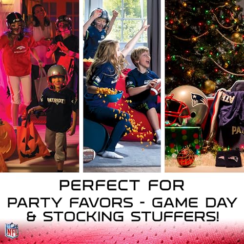 Franklin Sports NFL Team Stress Balls - Bulk Football Party 24 Pack - Squishy Stress Ball for Adults & Kids - 83MM - NFL Logo & Color