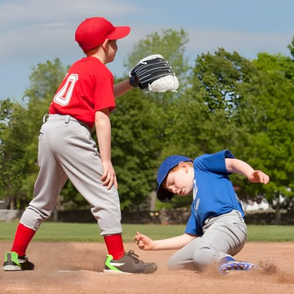 Baseball Glove,Baseball Softball Mitt with Ball for Kids Youth Adults Training and Beginner,Right Hand Throw,Left Hand Glove - color: Monochrome Streak, size: 12.5"