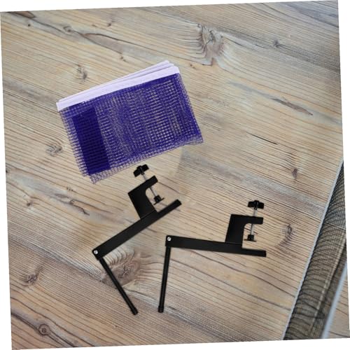 Yardwe Portable Table Tennis Net Set Posts Easy to Install for Games Includes Retractable Pong Net for Fun