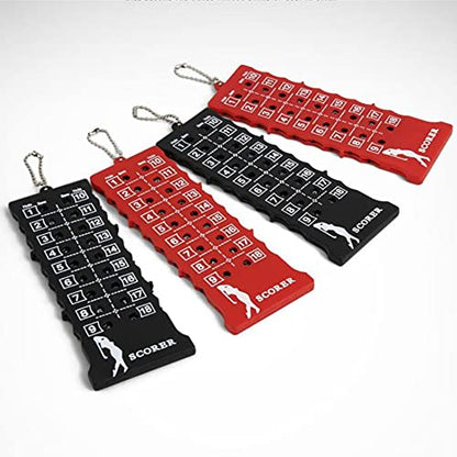 2 Pcs 18 Hole Golf Stroke Counter Golf Score Counter Scoreboard Training Practice Competition Accessory