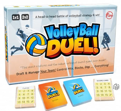 Action & Strategy Volleyball Board Game