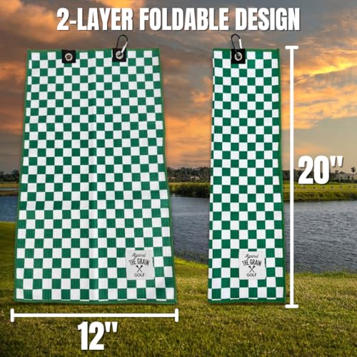 Golf Bag Accessories for Men – Golf Club Water Brush, 50 Golf Tees, Divot Tool & 12x20 Inch Towel - Golf Gifts for Men, Mens Golfing Gifts, Golf Essentials for Men, Golf Accessories Kit - style: Golf Accessories Combo