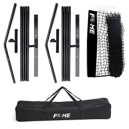 Portable Pickleball Net System, FOME 22 FT Pickleball Net Portable Outdoor Regulation Size Pickleball Nets and Accessories with Carry Bag Steady Steel Frame Strong PE Pickle Ball Net