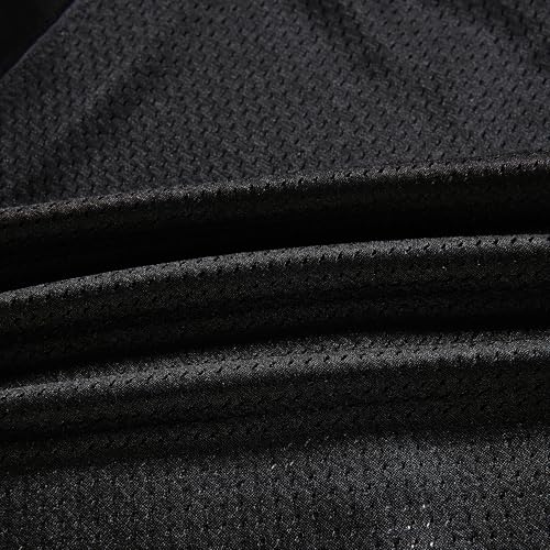Youth Blank Football Jersey,Boy's Mesh Athletic Practice Footabll Shirts,Blank Footabll Jerseys for Kids S-XL - color: Black, size: Small