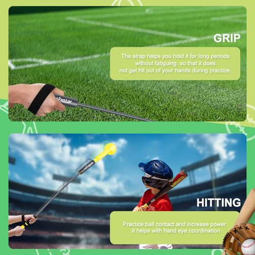 Baseball Hitting Trainer,Baseball Training Equipment, Baseball Batting Practice Equipment Baseball and Softball Hitting Stick - style: Softball Baseball Practice Equipment