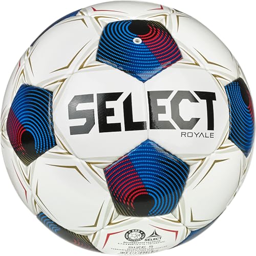 Select Royale Soccer Ball - color: White/Blue/Red V25 - 1-Ball, size: 5