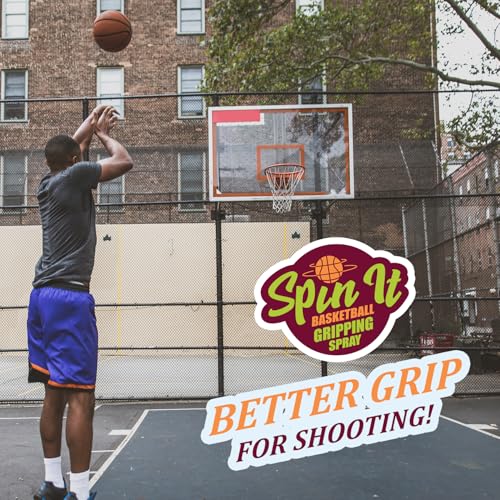 Spin-iT Basketball Grip Spray 4 oz - Ultimate Spray for Shoes & Enhanced Hand Grip