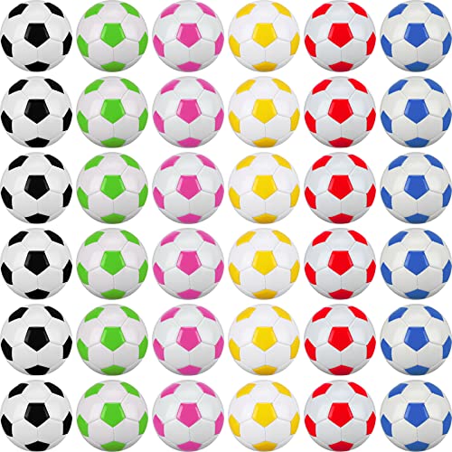 WILLBOND 36 Pcs Traditional Soccer Balls Bulk Size 2, 3, 4, 5 Soccer Ball for Indoor Outdoor Game Practice Training Sport Gift for Adults Players - size: Size 4