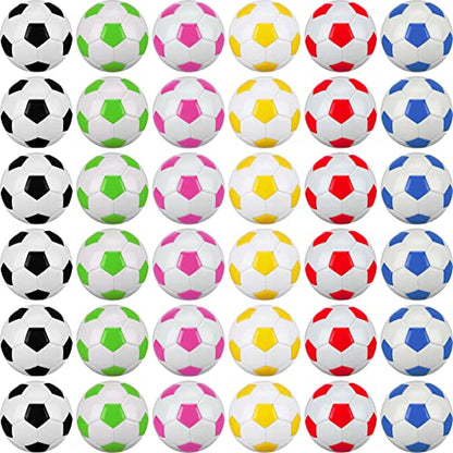WILLBOND 36 Pcs Traditional Soccer Balls Bulk Size 2, 3, 4, 5 Soccer Ball for Indoor Outdoor Game Practice Training Sport Gift for Adults Players - size: Size 4