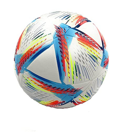 World Cup Quality League Soccer Ball Thermally Bonded Match Ball Seamless Stitching- Official Match Weight- Professional European League Grade Leather- Pelota de Futbol Size 5 & 4