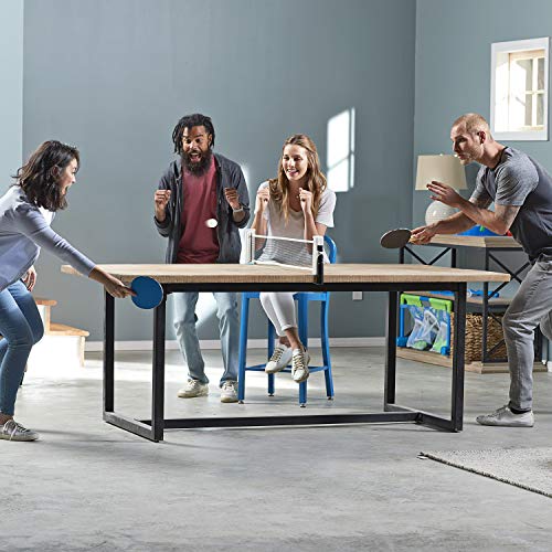 Franklin Sports Table Tennis to Go Portable Ping Pong Set - Table Top Ping Pong Net + (2) Paddles - Ping Pong Balls Included - 2 Players | Portable