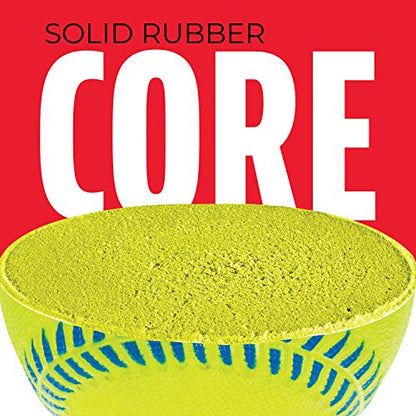 Franklin Sports - Pro Brite - Neon Rubber Teeball - MLB - Youth Tball - Baseball + Softball - Indoor & Outdoor Use - style: 2 pack