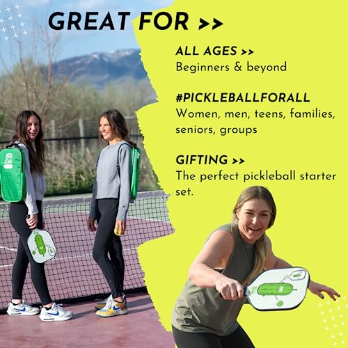 Big Dill Pickleball Paddle Set 2-Pack Pickleball Paddles with Outdoor Pickleball Balls, Paddle Covers & Carry Bag | Pickleball Paddles Set of 2 USAPA Approved - style: Fiberglass