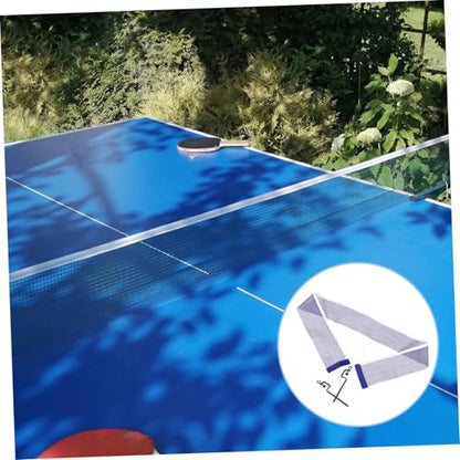DECHOUS Portable Table Tennis Net with Metal Bracket Retractable Pong Net for Easy Setup for Adults and Training Durable and Construction