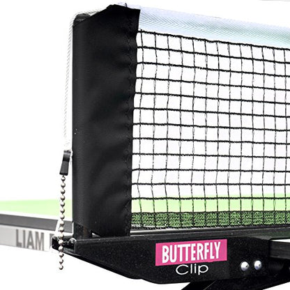 Butterfly Clip Table Tennis Net & Post Set