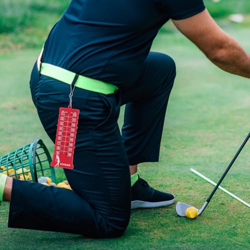 Luxshiny Portable Golf Score Counter Stroke Tracker Abs Outdoor Use Read Golfing Scorer for Accurate Score Tracking and Professional Game Enhancement