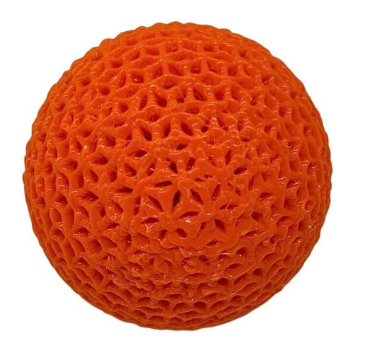 Bell Table Tennis Ball for The Blind, Visually Impaired, and Sighted, 1.5-Inch Orange Ping Pong Ball, with a Bell Inside