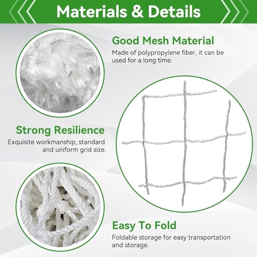 Soccer Nets, Kids Soccer Net for Replacement Soccer Goal Net Fit 6' X 4'