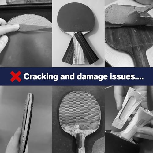 150ml Table Tennis Glue Kit - Includes 6 Sponges for Quick & Easy Table Tennis Rubber Replacement