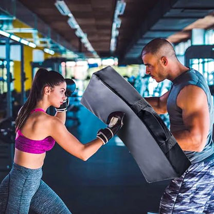 Boxing Pads Kicking Shields - Professional Blocking Training Pads for Martial Arts Muay Thai MMA Karate & Kickboxing - High-Density Padding with 5 Handles for Coaches Adults & Youth