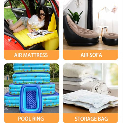 Electric Air Pump for Inflatables Air Mattress Pumps Air Bed Pool Air Pump for Inflatables AC/DC Air Inflator Deflator Float Pumps