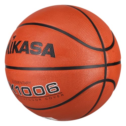 Mikasa BX1000 Premium Rubber Basketball - size: Size 4 - 25.5"