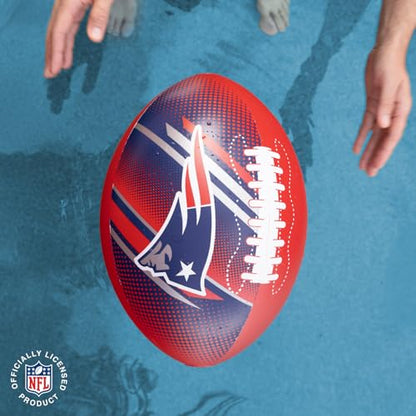 BigMouth 18” Inflatable Pool Football Officially Licensed NFL Fan Gear Merchandise Beach Ball Games for Adults and Teens - style: New England Patriots