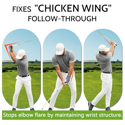 Golf Wrist Training Aid, Golf Wrist Brace for Golf Swing Training Aid, Golf Wrist Hinge Trainer - Golf Swing Trainer, Golf Training Equipment for Golf Beginners - Correct Posture & Build Muscle Memory