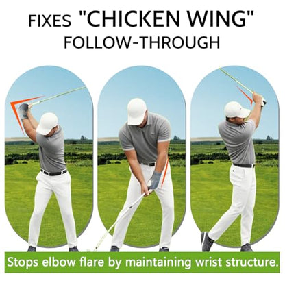 Golf Wrist Training Aid, Golf Wrist Brace for Golf Swing Training Aid, Golf Wrist Hinge Trainer - Golf Swing Trainer, Golf Training Equipment for Golf Beginners - Correct Posture & Build Muscle Memory