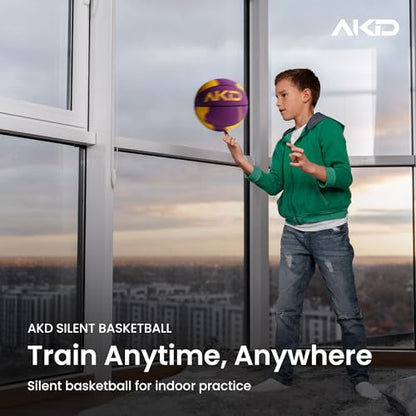Silent Basketball Quiet Basketball Premium Foam Basketball Size 7 Indoor Basketball No Noise Basketball Soft Basketball for Kids Adults Apartment Training