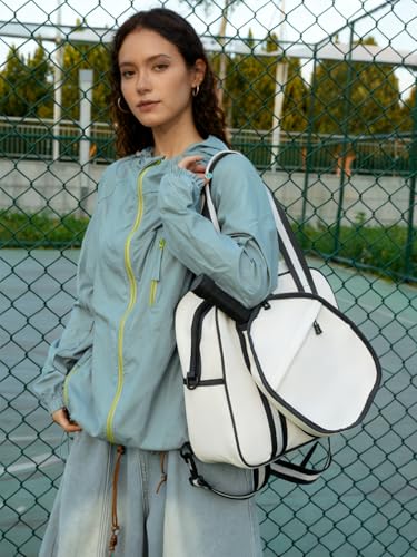 Pickleball Bag, Pickleball Backpack for Women and Men,Pickleball Paddle Tote Bag Large Capacity,Hand Shoulder Gym Bag with Pickleball Racquet/Paddle Holder